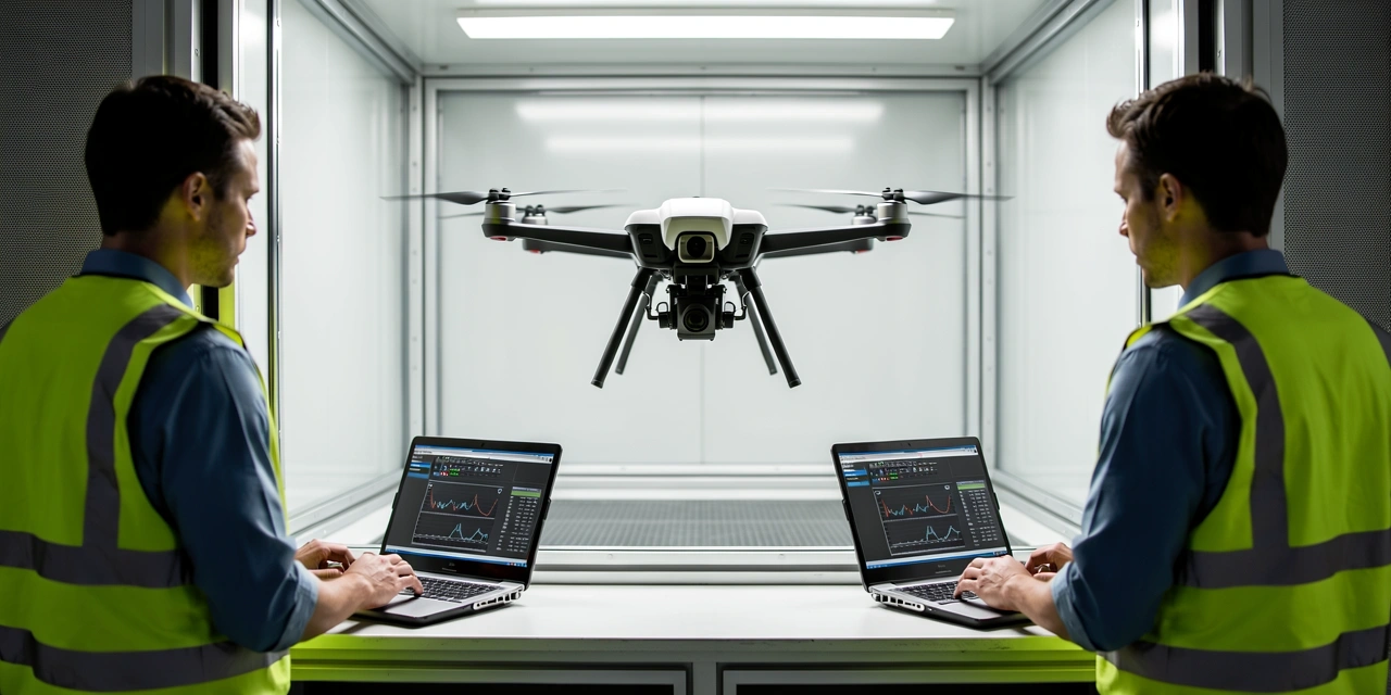 風洞テストの様子